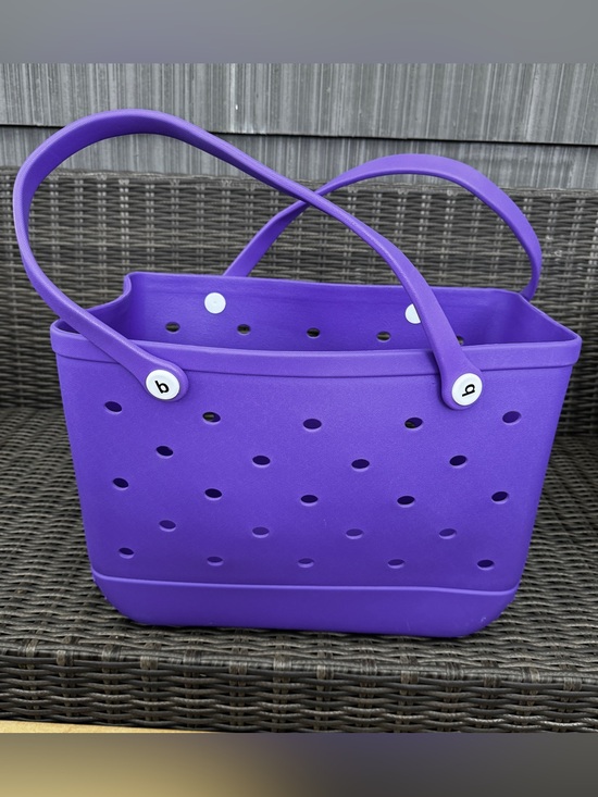 BOGG BAG Handbags - Original Bogg Bag Large Purple Beach Tote Washable EVA Bag